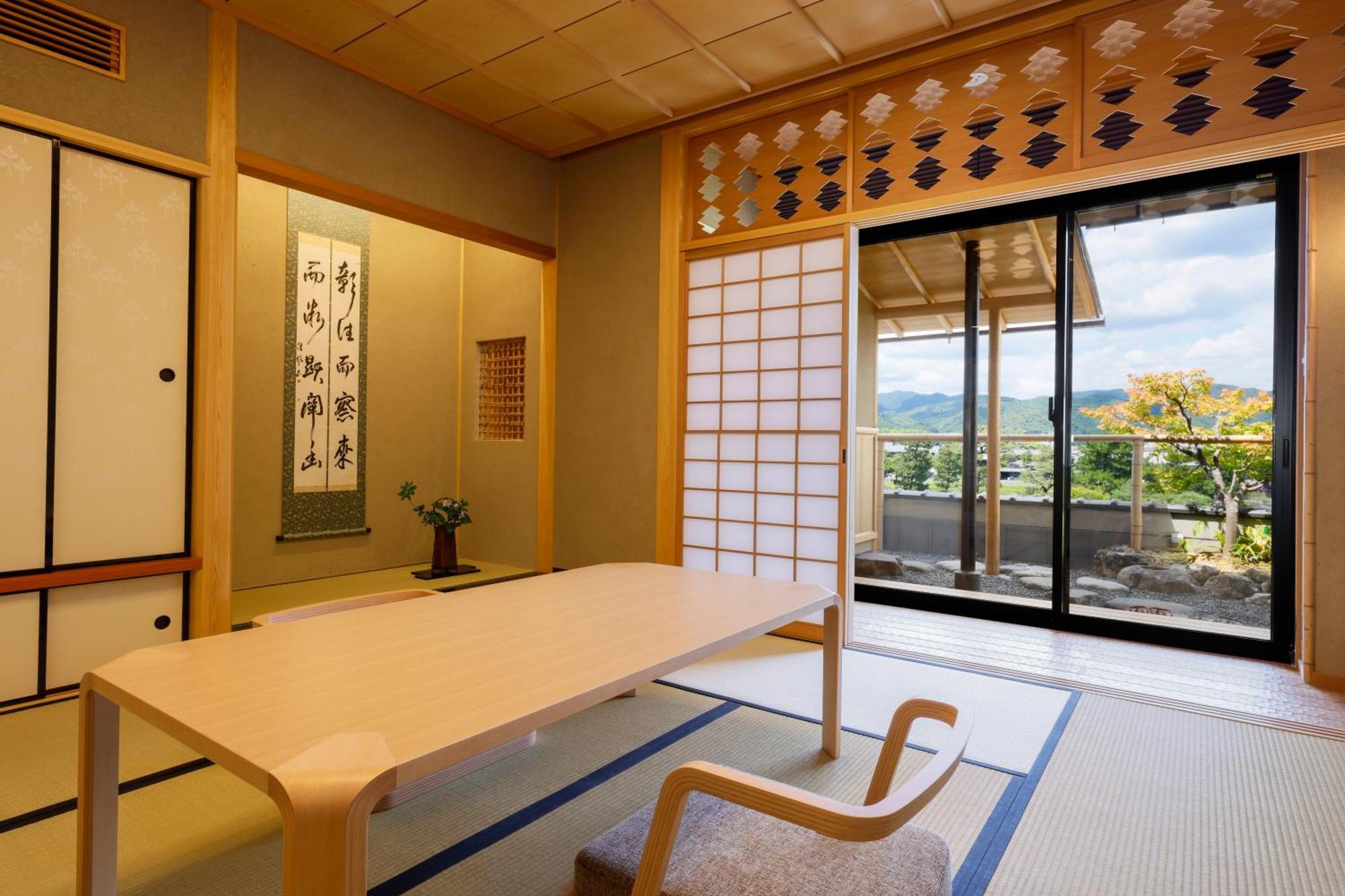 Kyoto Arashiyama Onsen Ryokan Togetsutei Kültér fotó