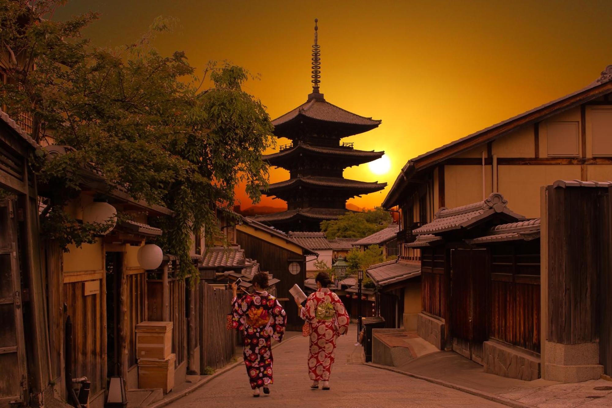Kyoto Arashiyama Onsen Ryokan Togetsutei Kültér fotó
