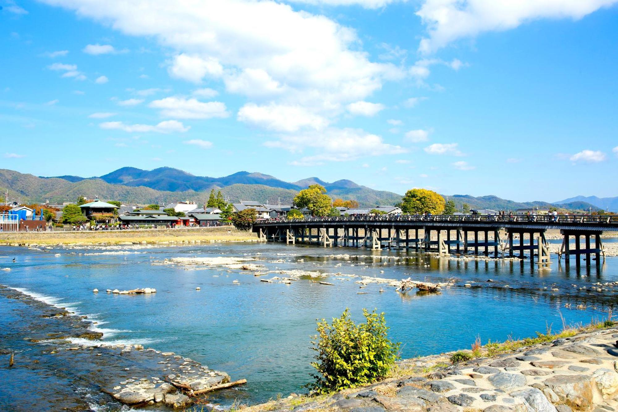 Kyoto Arashiyama Onsen Ryokan Togetsutei Kültér fotó